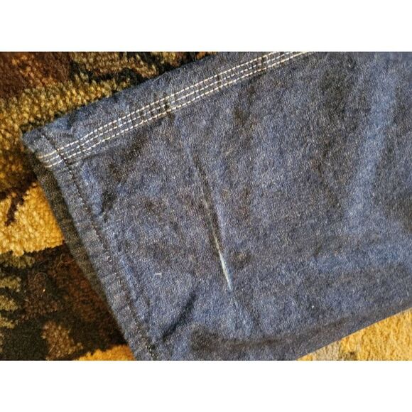 Vintage Jack Daniels Distillery Overalls Bibs Men 40 Tall Blue USA Made Cotton - Picture 4 of 6